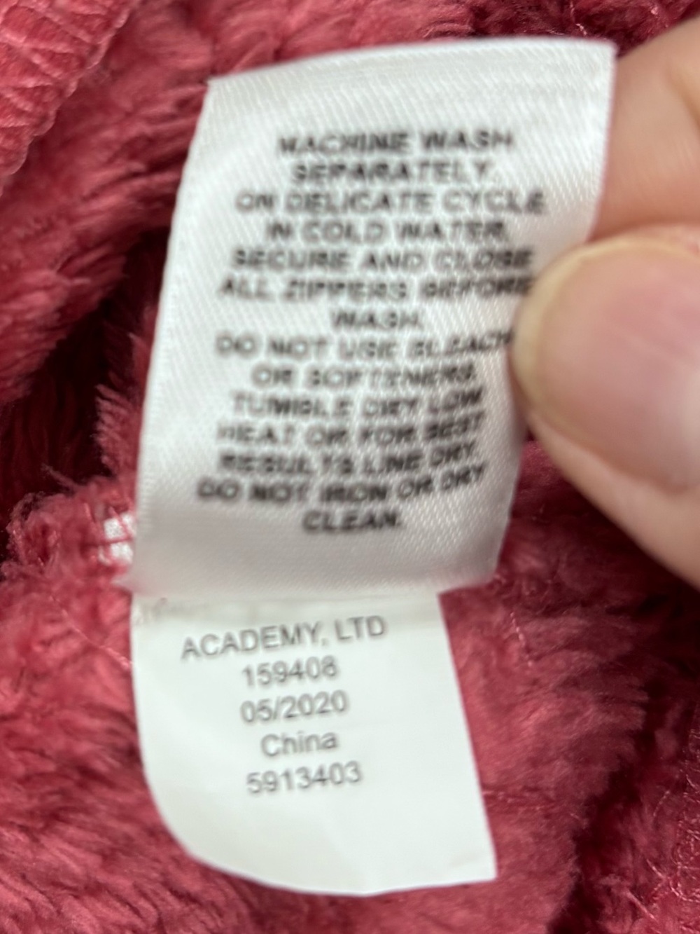 Magellan Outdoors Classic Fit Sherpa Quarter Zip Pullover Pink XS Cozy Fleece - Picture 5 of 10